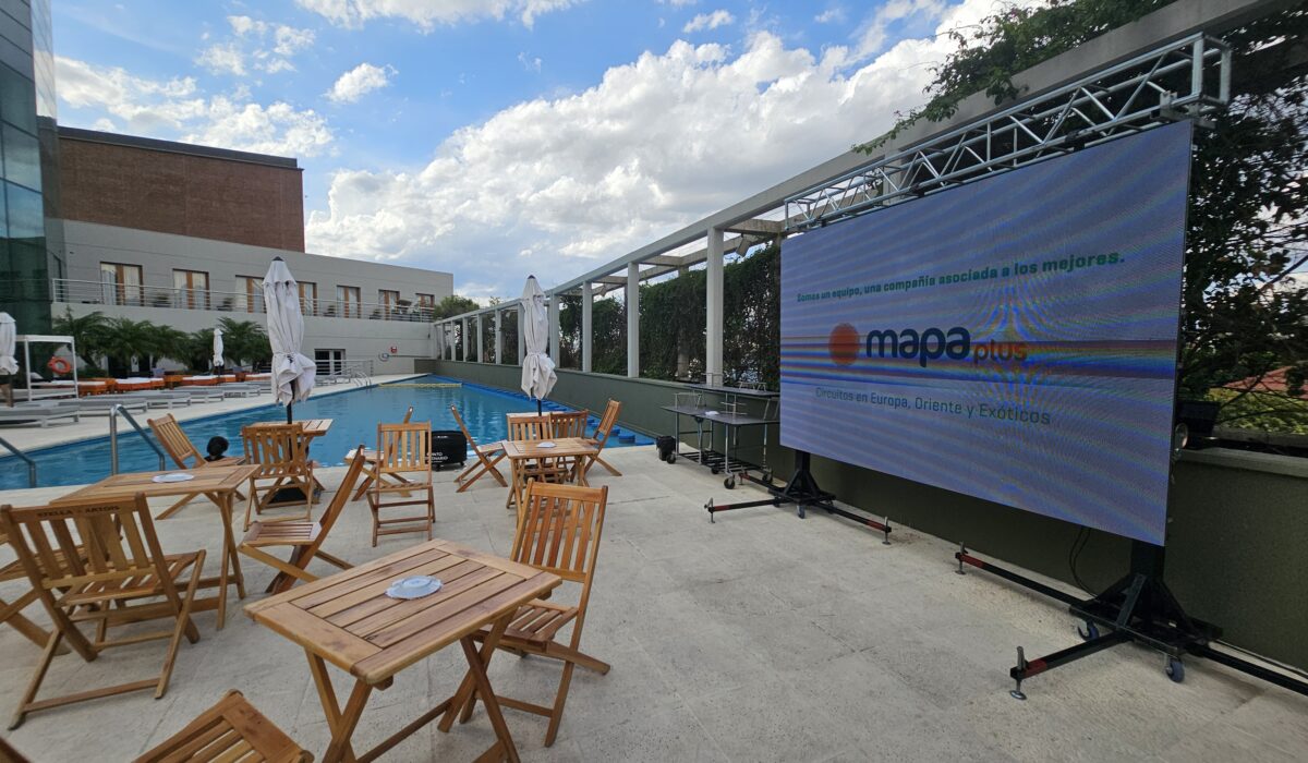 Pantalla gigante outdoor para evento